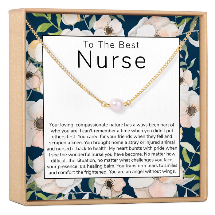 Nurse Pearl Necklace by Dear Ava