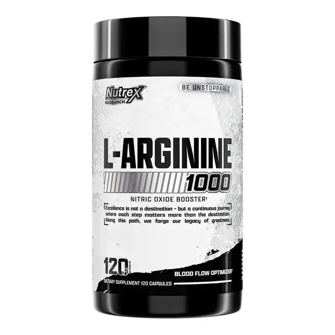 Nutrex L-Arginine 1000, 120 Caps by PoorBoySupplements.com
