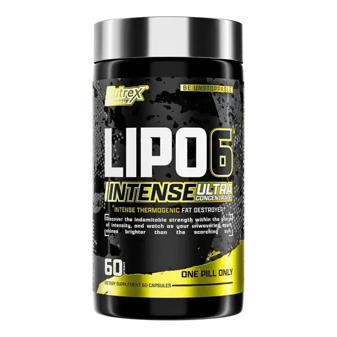 Nutrex LIPO-6 Intense Ultra Concentrate, 60 Caps by PoorBoySupplements.com