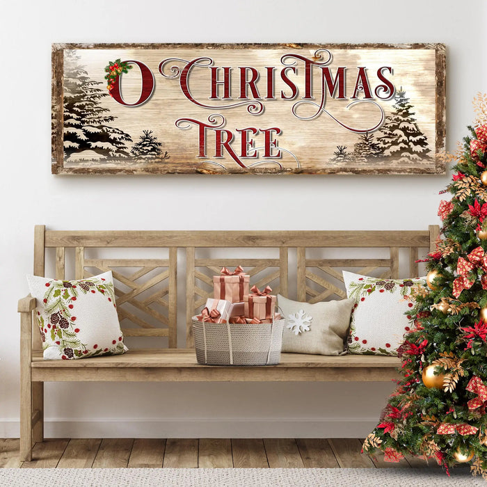 O Christmas Tree Sign by Tailored Canvases