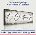 O Christmas Tree, Wood Christmas Sign by Tailored Canvases