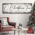 O Christmas Tree, Wood Christmas Sign by Tailored Canvases