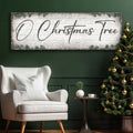 O Christmas Tree, Wood Christmas Sign by Tailored Canvases