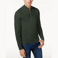 Alfani Mens Quarter-Zip Knit Sweater by Vanessa Jane