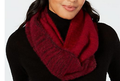 Calvin Klein Colorblocked Fuzzy Scarf One Size by Vanessa Jane