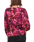 Vince Camuto Printed Peplum Blouse, Size XS by Vanessa Jane