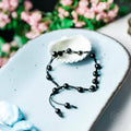Obsidian Grounding Anklet by Conscious Items