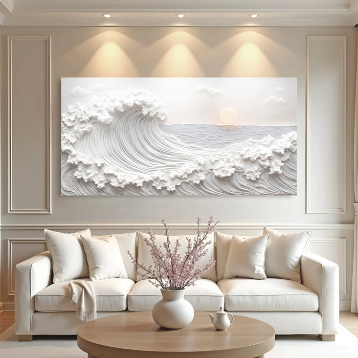 Ocean Waves Abstract Wall Art by Tailored Canvases