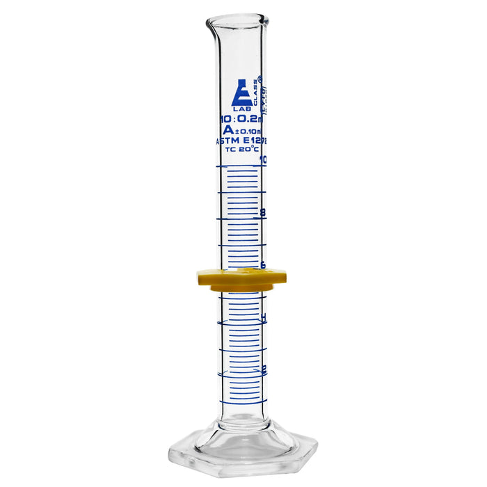 Class A Graduated Glass Cylinder, Single Scale, 10 mL by Pasteur Pharmacy