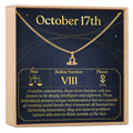 October 17th Libra Necklace by Dear Ava