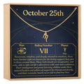 October 25th Scorpio Necklace by Dear Ava