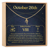 October 26th Scorpio Necklace