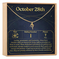 October 28th Scorpio Necklace by Dear Ava