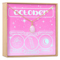 October Birthday Gemstone Necklace by Dear Ava