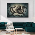 Octopus Coastal Canvas Wall Art by Tailored Canvases