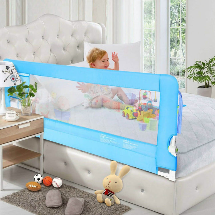 Odoland 180cm 71" Safety Bed Rail Anti Falling Guard Foldable Baby Child Toddler by DailySale
