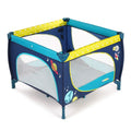 Odoland 39''x 39'' Infant Toddler Foldable Playpen Playard With Mattress Rail Fence Blue by DailySale