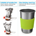 ODOLAND Camping Cookware Kit Lightweight Portable Cookware Set by DailySale