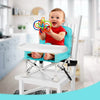 ODOLAND Folding Portable Travel High Chairs Booster Seat with Tray for Baby Infant