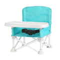 ODOLAND Folding Portable Travel High Chairs Booster Seat with Tray for Baby Infant by DailySale