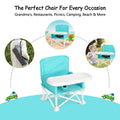 ODOLAND Folding Portable Travel High Chairs Booster Seat with Tray for Baby Infant by DailySale
