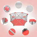 Odoland Safety Portable Playpen Infants Toddler Fence by DailySale
