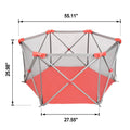 Odoland Safety Portable Playpen Infants Toddler Fence by DailySale