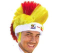 Spain World Cup Soccer Mohawk Wig 25-Count Case Pack – Official FIFA Licensed Retro Fan Gear by Price Is Right Miami