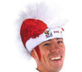 Japan World Cup Soccer Mohawk Wig 25-Count Case Pack – Official FIFA Licensed Retro Fan Gear by Price Is Right Miami