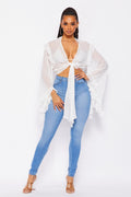 See Thru Wrap Top by The House of Stylez