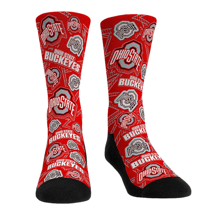 Ohio State Buckeyes - Microdot All-Over by Rock 'Em Socks