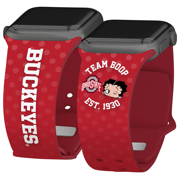 Ohio State Buckeyes X Betty Boop HD Apple Watch Band by Affinity Bands