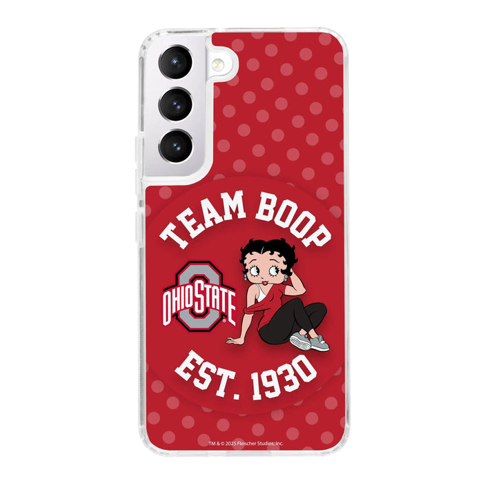Ohio State Buckeyes X Betty Boop HD Samsung Galaxy S24 Phone Case by Affinity Bands