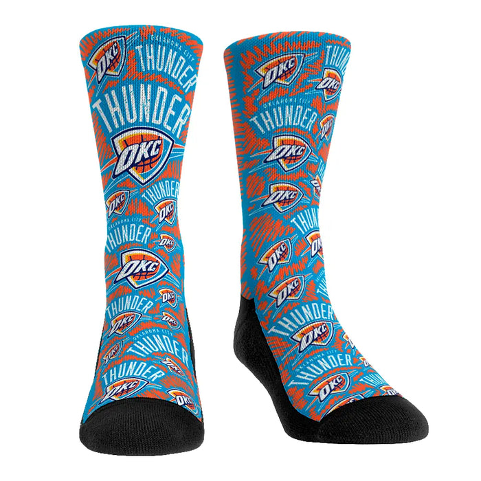Oklahoma City Thunder - Logo Sketch by Rock 'Em Socks