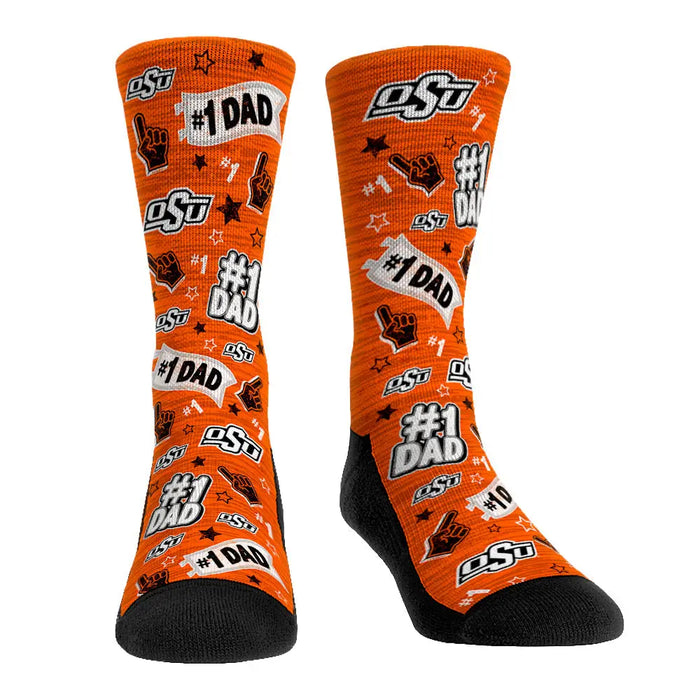 Oklahoma State Cowboys - #1 Dad by Rock 'Em Socks