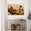 Old Truck Barn Family Names Sign by Tailored Canvases