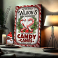 Olde Fashioned Hand Rolled Candy Canes Sign by Tailored Canvases