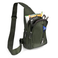 Olive Crossbody Sling Backpack with Adjustable Strap by DailySale