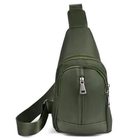 Olive Crossbody Sling Backpack with Adjustable Strap by DailySale