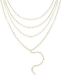 Inc International Concepts Gold-Tone Shimmer Chain Multi-Row Necklace, 16 + 3"" by Vanessa Jane