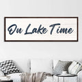 On Lake Time Sign III by Tailored Canvases
