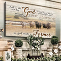 On The 8th Day God Made A Farmer Sign III by Tailored Canvases