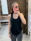 Once A Lion Tank - Black by Boutique 23