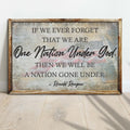 One Nation Under God Ronald Reagan Sign III by Tailored Canvases