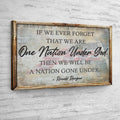 One Nation Under God Ronald Reagan Sign III by Tailored Canvases