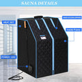 One Person Portable Full Body Sauna Tent SPA Set for Home by DailySale