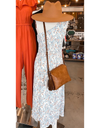One Shoulder Graphic Print Midi Dress