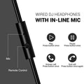 OneOdio Wired Over Ear Headphones Studio Monitor & Mixing DJ Stereo Headsets by DailySale