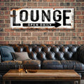 Open Daily Lounge Rustic Sign by Tailored Canvases