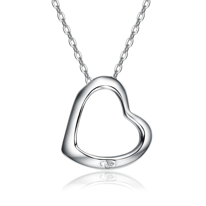 Open Heart Pendant by DailySale